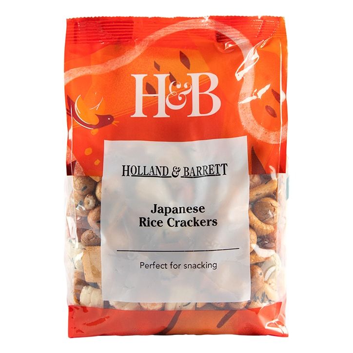 Holland &amp; Barrett Japanese Rice Crackers 475g