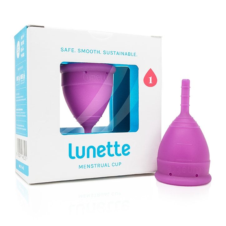 Lunette Menstrual Cup Violet size 1 Sanitary Towels & Panty Liners Holland&Barrett   