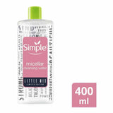 Simple Kind to Skin Micellar Cleansing Water 400ml Make Up Removers and Wipes Boots   