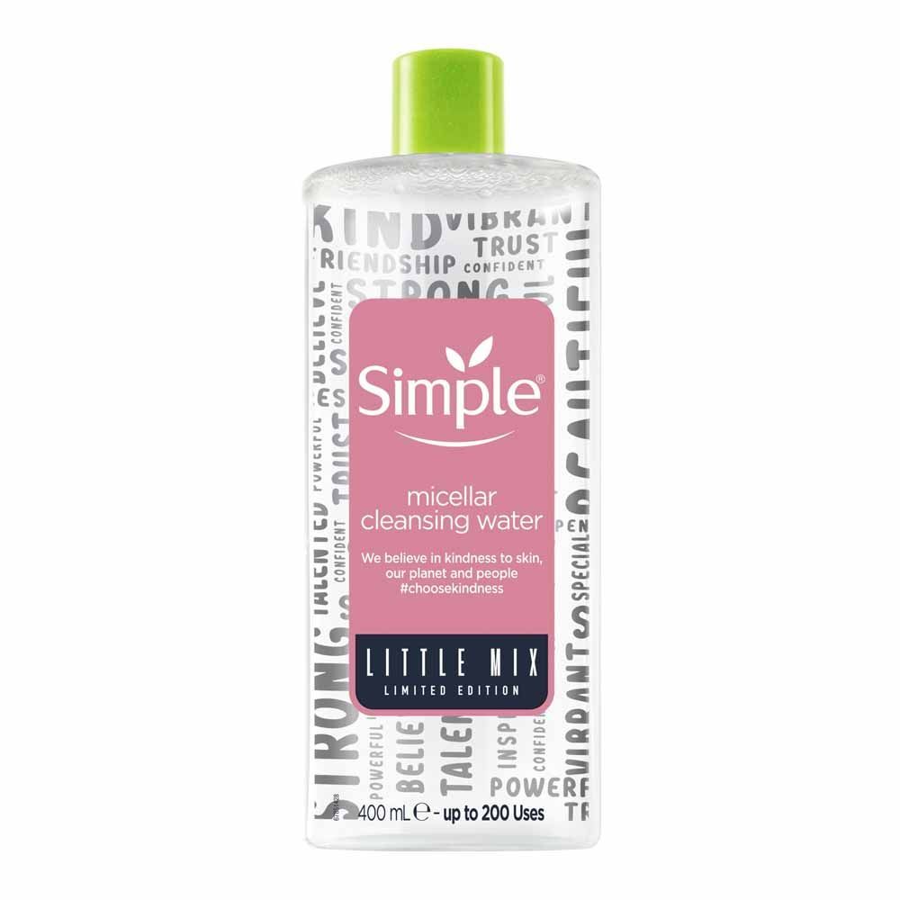 Simple Kind to Skin Micellar Cleansing Water 400ml Make Up Removers and Wipes Boots   