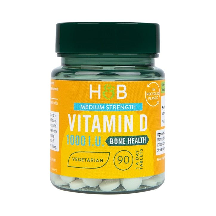 Holland & Barrett Vitamin D3 1000 I.U. 25ug 90 Tablets