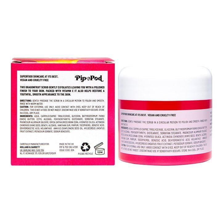 Pip & Pod Dragonfruit Face Scrub 50ml