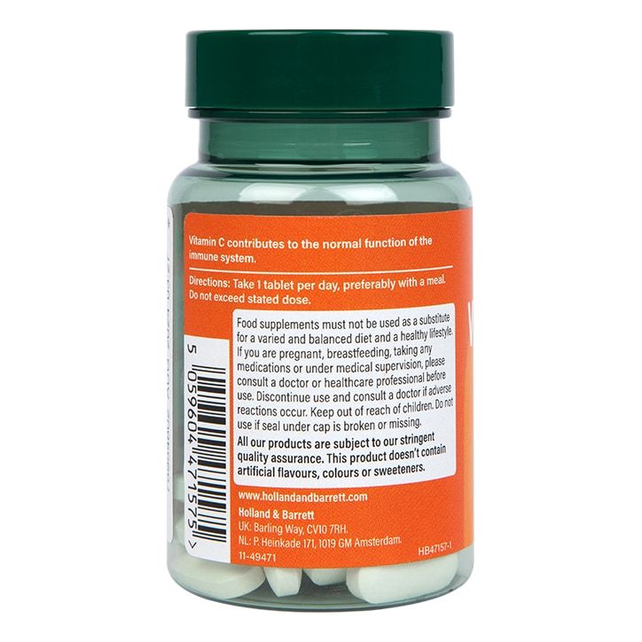 Holland &amp; Barrett Vitamin C 500mg 30 Tablets