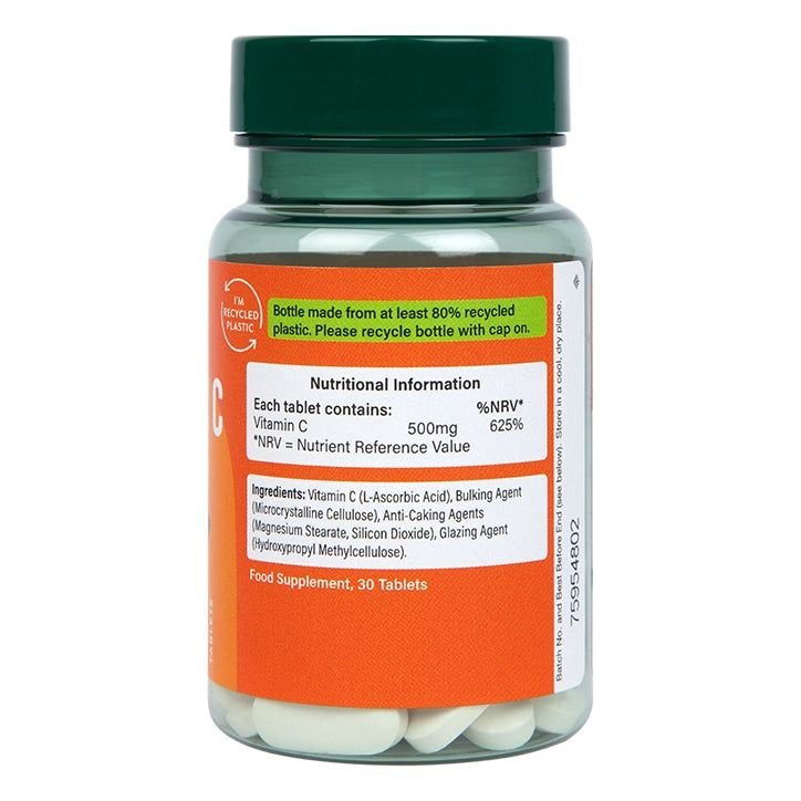 Holland &amp; Barrett Vitamin C 500mg 30 Tablets