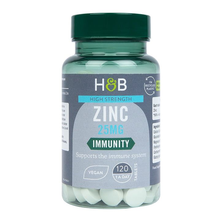 Holland & Barrett Zinc 25mg 120 Tablets