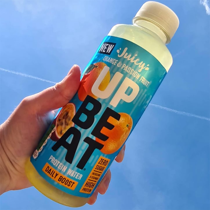 Upbeat Juicy Protein Water Daily Boost Orange & Passionfruit 500ml