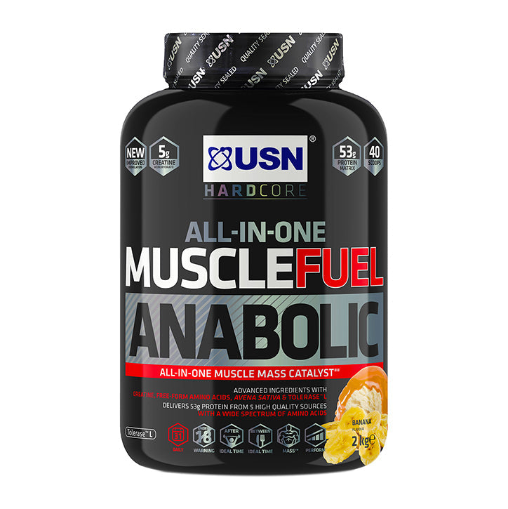 USN Muscle Fuel Anabolic All-In-One Shake Banana 2kg