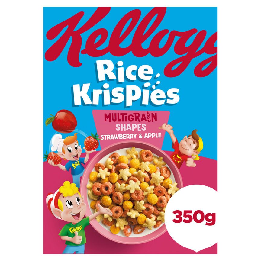 Kellogg's Rice Krispies Multigrain Shapes Kids Strawberry & Apple GOODS ASDA   