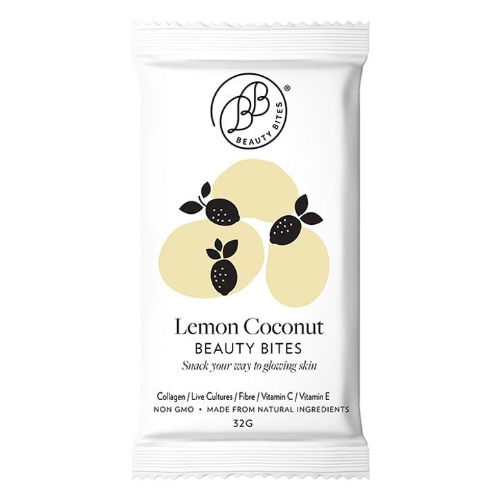 Krumbled Foods Beauty Bites Lemon Coconut Flavour 7 x 32g