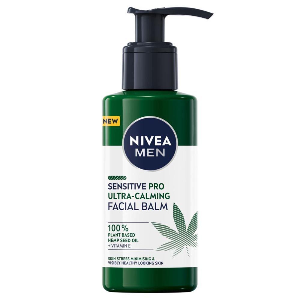 NIVEA Men Sensitive Pro Ultra Calming After Shave Balm with Hemp Oil, 150ml