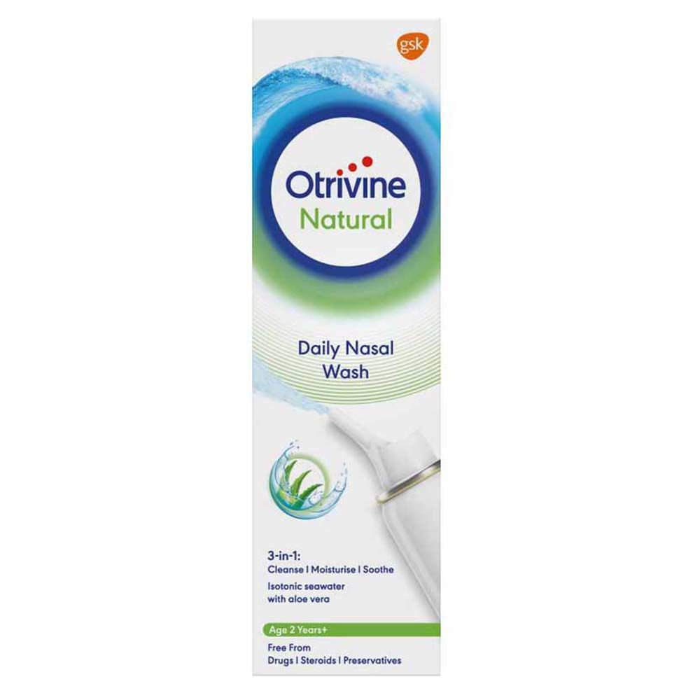 Otrivine Natural Daily Nasal Wash 100ml Nasal Spray Boots   