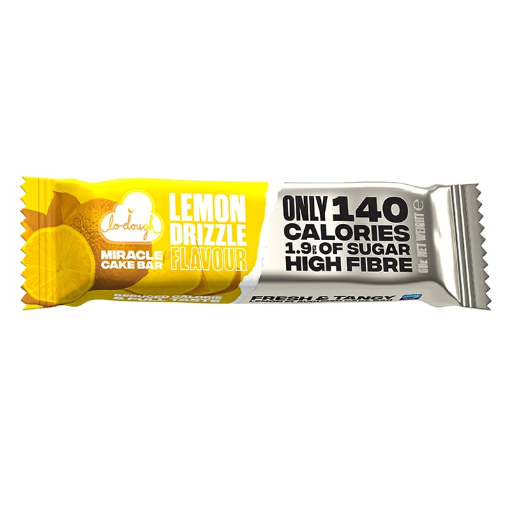 The Lo-Dough Miracle Cake Bar Lemon Drizzle 60g