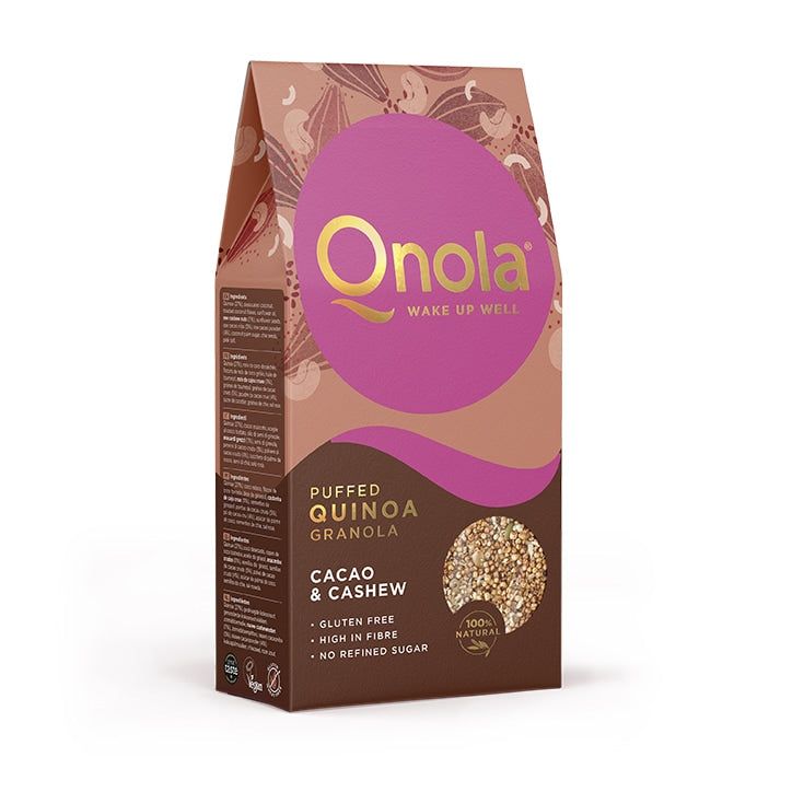 Qnola Cacao & Cashew Granola 250g