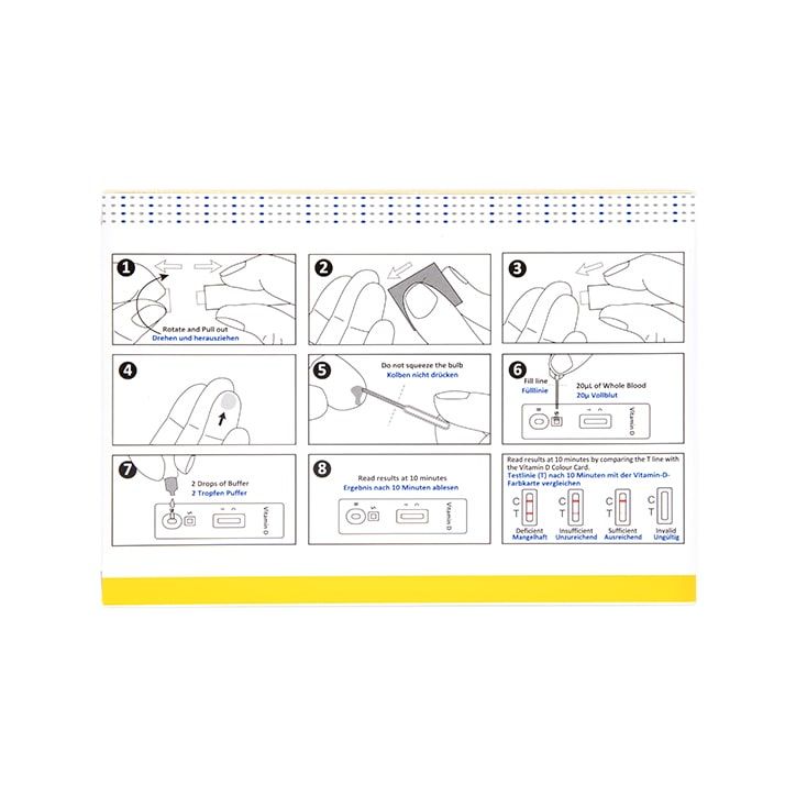 Home Health Vitamin D Test Home Blood Testing Kit