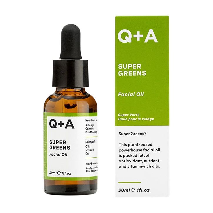 Q+A Super Greens Facial Oil 30ml