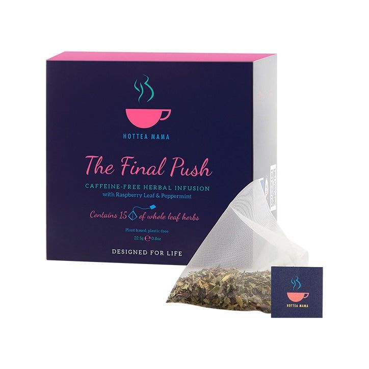 HotTea Mama The Final Push Raspberry Leaf Tea 15 Tea Bags