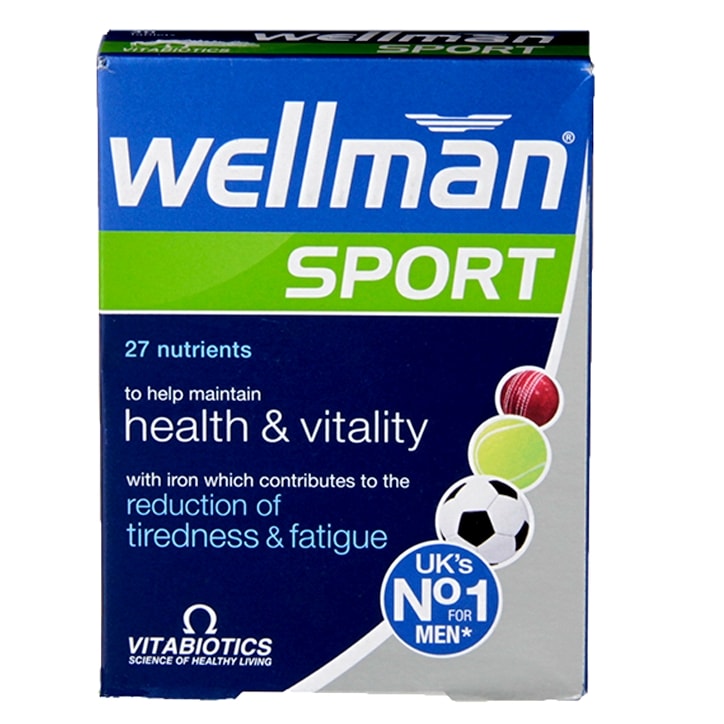 Vitabiotics Wellman Sport - 30 Tablets Men's Health Boots   