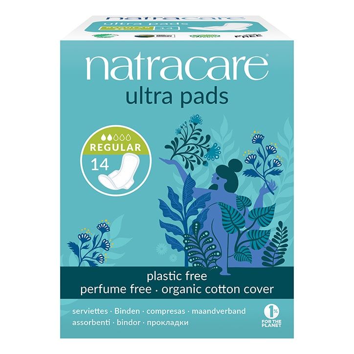 Natracare Natural Organic Ultra Pads with Wings 14 Normal GOODS Holland&Barrett   