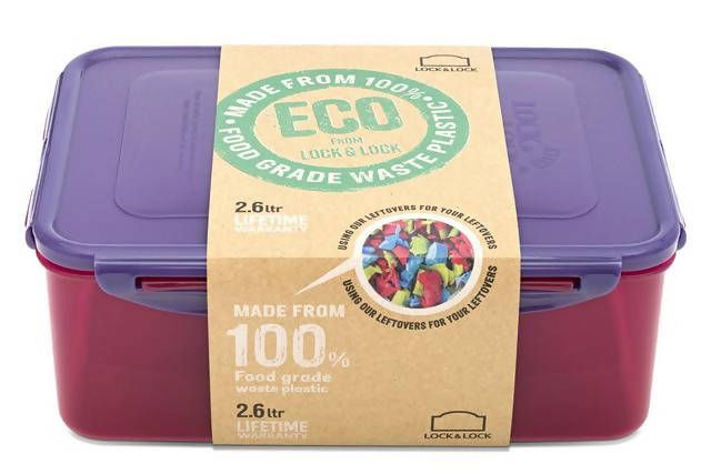 Lock & Lock Eco 2.6L Rectangular Storage Foil food bags & storage Sainsburys   