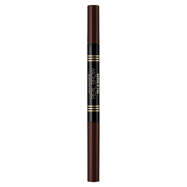 Max Factor Real Brow Fill & Shape Pencil Deep Brown 0.7ml All Sainsburys   