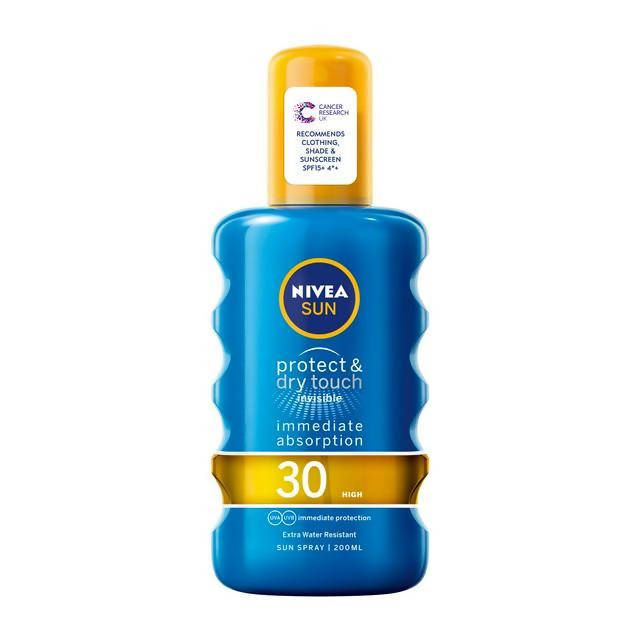 Nivea Sun Protect & Dry Touch Sun Cream Spray SPF30 200ml