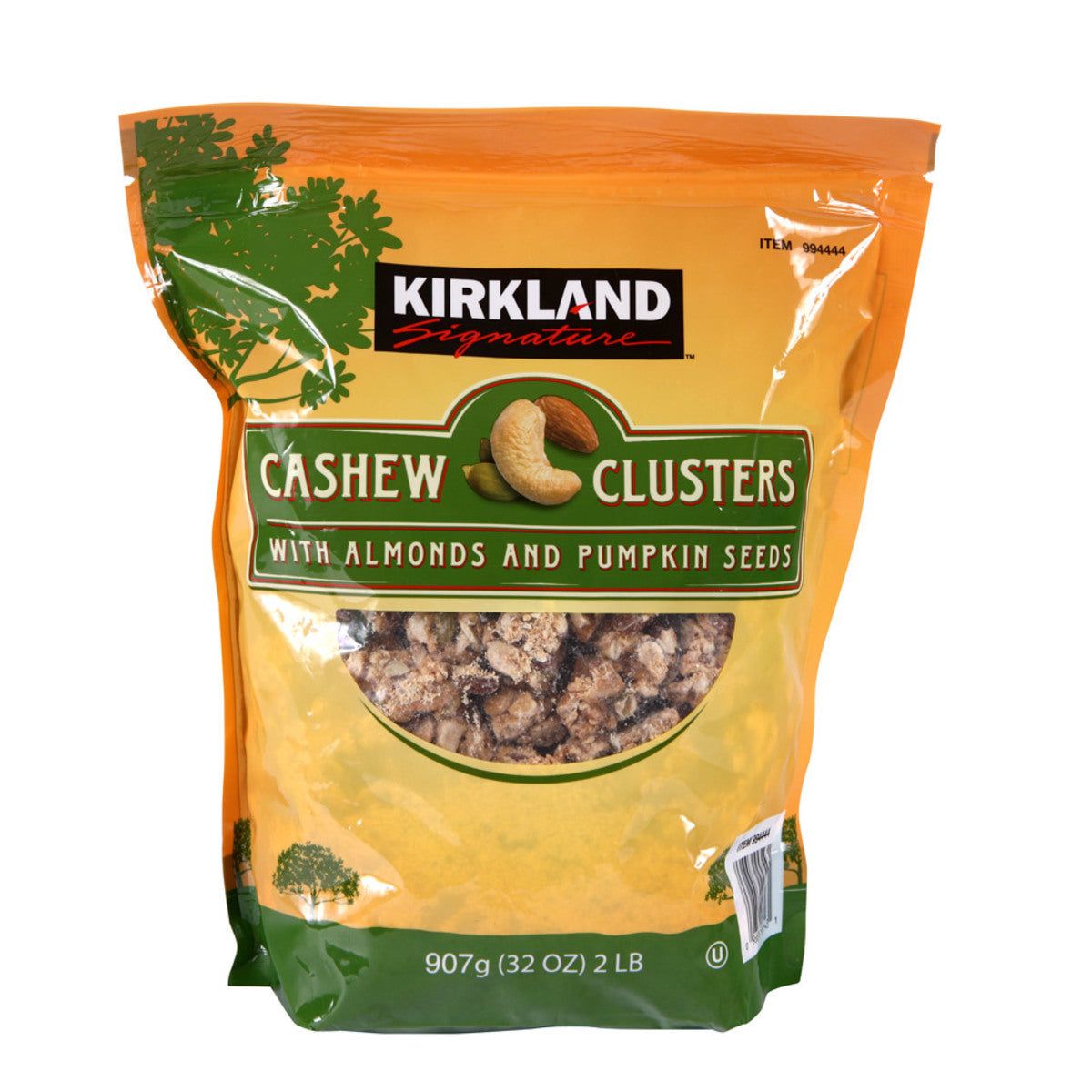 Kirkland Signature Cashew Clusters with Almonds & Pumpkin Seeds, 907g GOODS Costco UK   