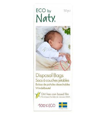 Naty Disposable Nappy Bags, single pack = 50 bags Baby Accessories & Cleaning Boots   