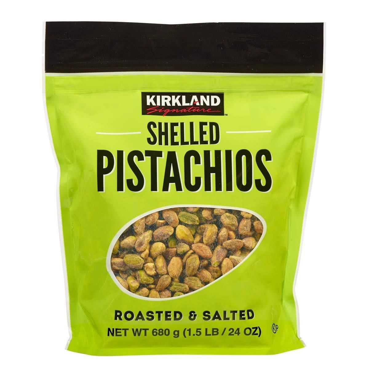 Kirkland Signature Roasted and Salted Shelled Pistachios, 680g GOODS Costco UK   