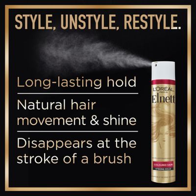 L'Oreal Hairspray by Elnett for Extra Strong Hold & Shine 75ml Haircare & Styling Boots   