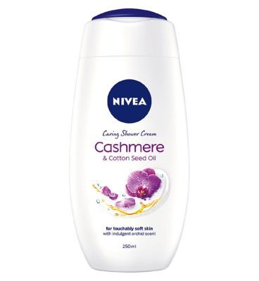 NIVEA Shower Gel, Indulgent Moisture Cashmere, 250ml Suncare & Travel Boots   