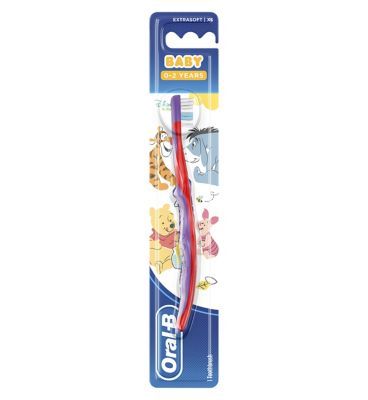 Oral-B Stage 1 Pooh Bear Manual Toothbrush 0-2 Years