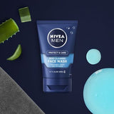 NIVEA MEN Protect & Care Deep Cleansing Face Wash with Aloe Vera 100ml Suncare & Travel Boots   