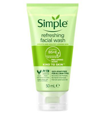 Simple Kind to Skin Refreshing Facial Wash 50ml