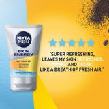 NIVEA MEN Skin Energy Face Wash Cleanser Gel 100ml Make Up & Beauty Accessories Boots   