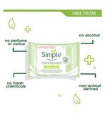 Simple Kind to Skin Cleansing Facial Wipes 7 wipes Make Up & Beauty Accessories Boots   