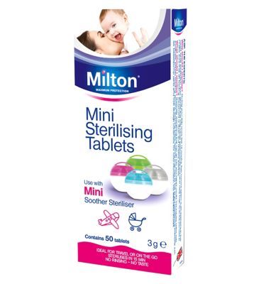 Milton Mini Sterilising Tablets - 50 Pack Toys & Kid's Zone Boots   