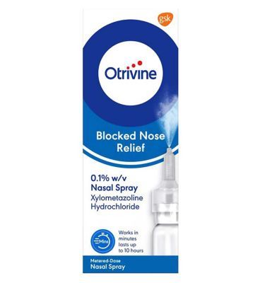 Otrivine Blocked Nose Relief 0.1% w/v Nasal Spray 10ml