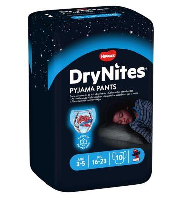 Huggies DryNites Pyjama Bed Wetting Pants Boys, 10 Pants, 3-5 Years