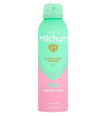 Mitchum Women Triple Odor Defense Powder Fresh 200ml Suncare & Travel Boots   