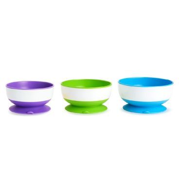 Munchkin 3 Pack Suction Bowls