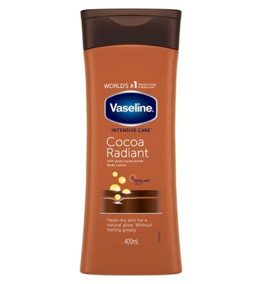 Vaseline Intensive Care Cocoa Radiant Body Lotion 400 ml Men's Toiletries Boots   