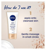 NIVEA 24H Moisture Tinted Day Cream with Vitamin E Light Skin Tone SPF15 50ml Suncare & Travel Boots   