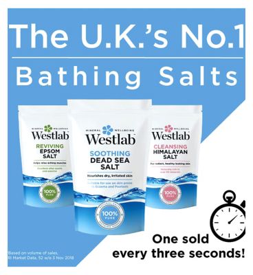 Westlab Dead Sea Bath Salt 1kg Make Up & Beauty Accessories Boots   