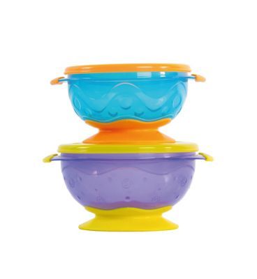 Nuby Stackable Suction Bowls 2s