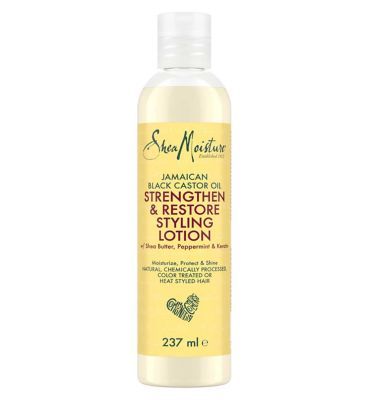 Sheamoisture Strengthen & Restore Styling Lotion Jamaican Black Castor Oil 237ml GOODS Boots   