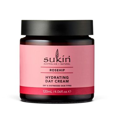 Sukin Rosehip Hydrating Day Cream 120ml Make Up & Beauty Accessories Boots   