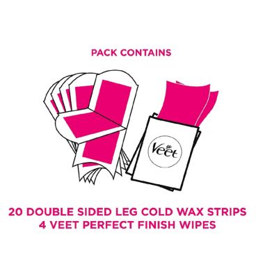 Veet 40 Wax Strips Maxi Format - Sensitive Skin Women's Toiletries Boots   