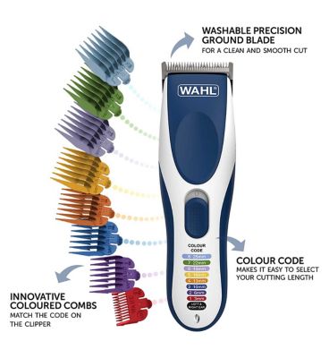 Wahl Clipper Kit Cordless Colour Pro Men's Toiletries Boots   