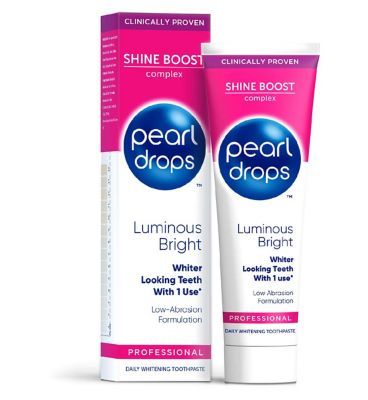 Pearl Drops Luminous Bright White Toothpaste 75ml GOODS Boots   