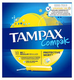 Tampax Compak Regular Tampons Applicator 18X Suncare & Travel Boots   